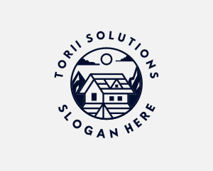 Mountain House Roofing logo design