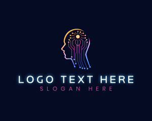 Human Artificial Intelligence logo design