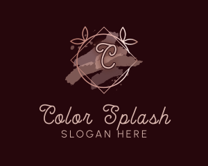 Rose Gold Watercolor logo design