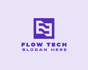 Futuristic Tech Company logo design