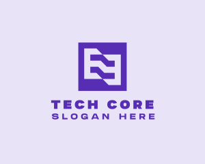 Futuristic Tech Company logo design