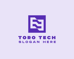 Futuristic Tech Company logo design