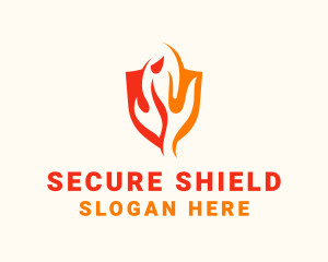 Protection - Industrial Fire Protection logo design