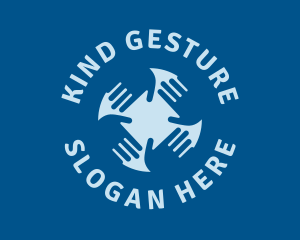 Gesture - Hand Community  Team logo design