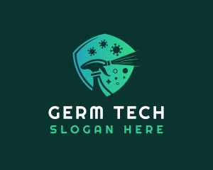 Shield Cleaning Spray logo design