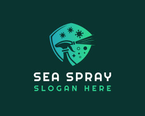 Shield Cleaning Spray logo design