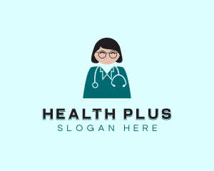 Female Medical Doctor logo design