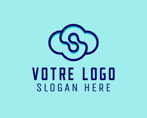 Blue Tech Cloud  Logo