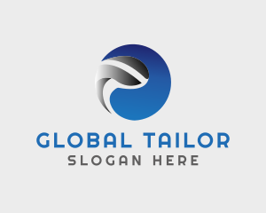 Global Sphere Circle logo design