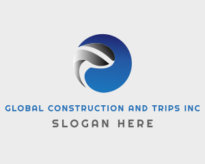 Global Sphere Circle logo design