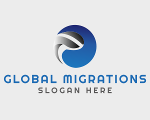 Global Sphere Circle logo design