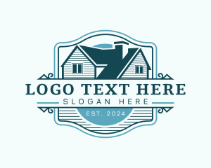Contractor - Roofing House Residential logo design