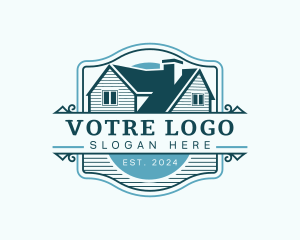 Roofing - Roofing House Residential logo design