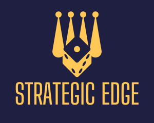 Strategy - Yellow Dice Game logo design