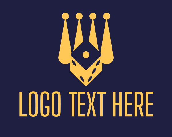 Strategy - Yellow Dice Game logo design
