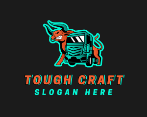 Tough Bull Truck logo design