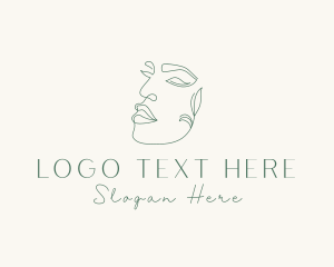 Person - Leaf Beauty Woman logo design