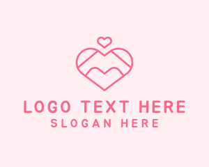 Lovely Valentine Heart Logo