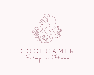 Glamorous - Floral Wellness Woman logo design