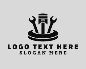 Worker - Industrial Mechanic Tools logo design