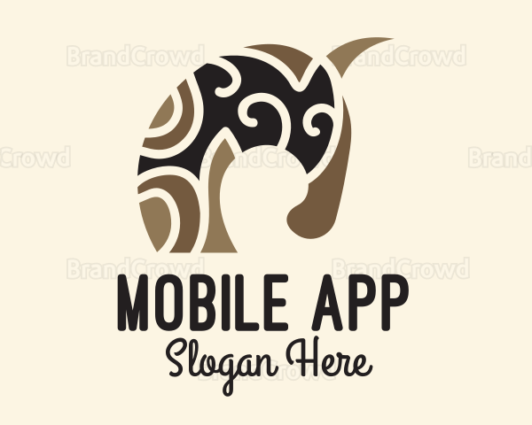 Tribal Primitive Horse Logo