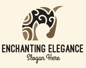 Charm - Tribal Primitive Horse logo design
