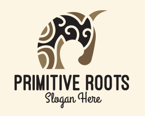 Tribal Primitive Horse logo design