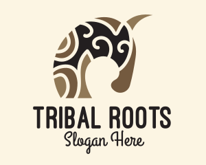 Tribal Primitive Horse logo design