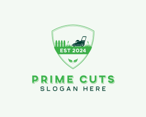 Lawn Mower Gardening logo design