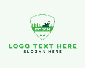 Grass - Lawn Mower Gardening logo design