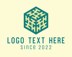 E Commerce - Technology App Cube logo design