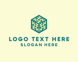Futuristic - Technology App Cube logo design