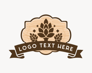 Beer - Hop Plant Brewery logo design