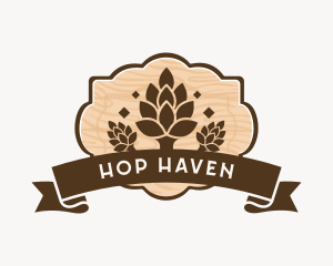 Hop Plant Brewery logo design