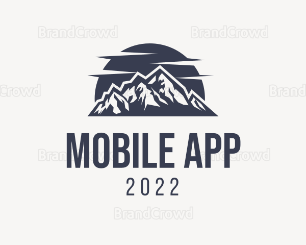 Mountain Travel Wordmark Logo