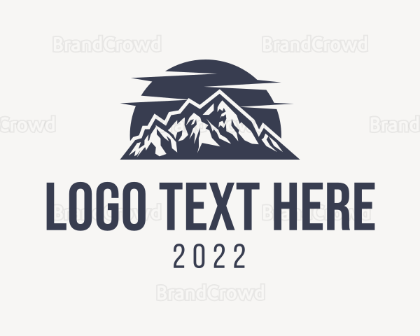Mountain Travel Wordmark Logo