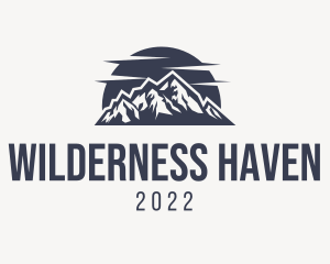 Lodge - Mountain Travel Wordmark logo design