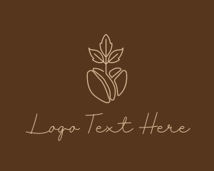 Organic Coffee Bean logo design