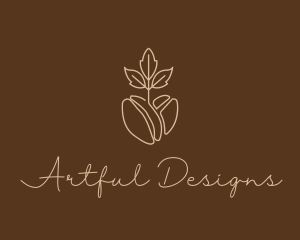 Organic Coffee Bean logo design