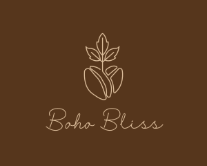 Organic Coffee Bean logo design