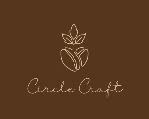 Organic Coffee Bean logo design