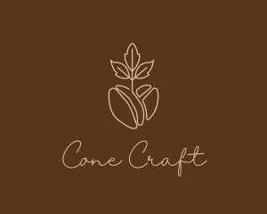 Organic Coffee Bean logo design