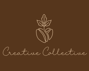 Organic Coffee Bean logo design