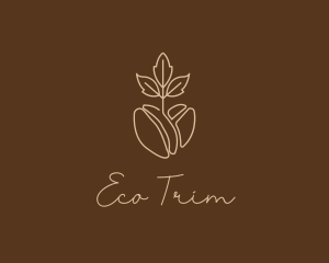 Organic Coffee Bean logo design