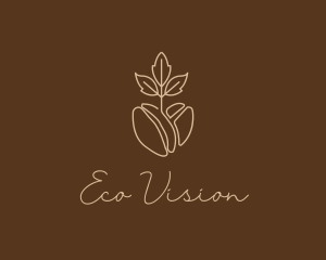 Organic Coffee Bean logo design