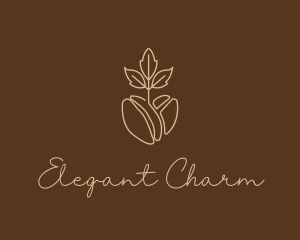 Organic Coffee Bean logo design