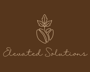 Organic Coffee Bean logo design