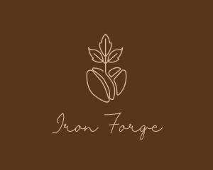 Organic Coffee Bean logo design