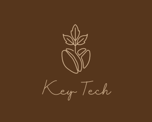 Organic Coffee Bean logo design