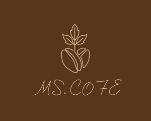 Organic Coffee Bean logo design